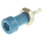 105-0810-001, Blue Female Test Socket, 2mm Connector, Solder Termination, 10A ...