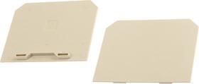 0304360000, Weidmuller SAK Series Partition Plate for Use with DIN Rail Terminal Blocks