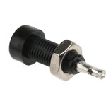 105-0803-001, Black Female Test Socket, 2mm Connector, Solder Termination, 10A ...