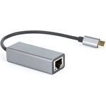 Кабель-переходник USB 3.1 Type-C - RJ-45, 1000Mbps Ethernet, Aluminum Shell ...