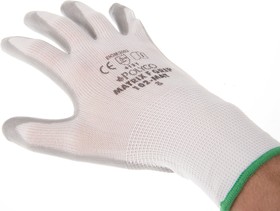 Фото 1/2 102-MAT, Matrix Grey Nitrile General Purpose Work Gloves, Size 8, Medium, Nitrile Foam Coating