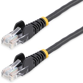 Фото 1/5 45PAT7MBK, Startech Cat5e Male RJ45 to Male RJ45 Ethernet Cable, U/UTP, Black PVC Sheath, 7m, CM Rated