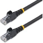 N6PATC1MBK, Startech Cat6 Male RJ45 to Male RJ45 Ethernet Cable, U/UTP, Black PVC Sheath, 1m, CMG Rated