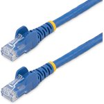 N6PATC10MBL, Cat6 Male RJ45 to Male RJ45 Ethernet Cable, U/UTP, Blue PVC Sheath ...