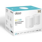 DECO X10(2-PACK), TP-Link Deco X10 AX1500 Домашняя Mesh Wi-Fi система (2 шт в ...