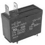 302WP1-1AH-F-C-12VDC, Power Relay 12VDC 17A SPST-NO(29x12.6x34.55)mm THT, Song Chuan | купить в розницу и оптом