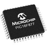 PIC16F877-20I/PT, PIC16F877-20I/PT, 8bit PIC Microcontroller, PIC16F, 20MHz ...