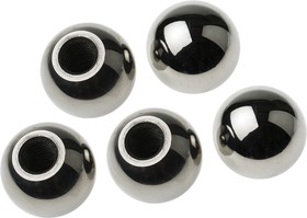 Фото 1/2 Silver Ball Clamping Knob, M5, Threaded Hole