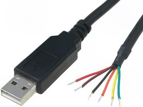 Фото 1/2 TTL-232RG-VSW33, Модуль: проводной встроенный, UART,USB, USB A, V: провод, 3,3ВDC
