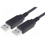USB NMC-2.5m, USB Cables / IEEE 1394 Cables USB Embedded Null Modem Cable 2.5m