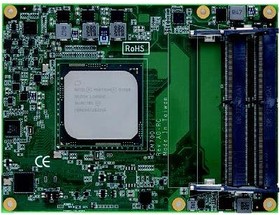 CEM700-D1508, Computer-On-Modules - COM COM Express Type 7 Basic module with Intel Pentium D-1508; 10GBASE-KR; USB 3.0 and TPM