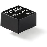 TDL 2-0510, Isolated DC/DC Converters - Through Hole 4.5-10Vin 3.3Vout 400mA 2W ...