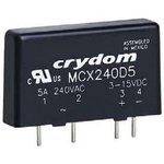 MCX480D5, Solid State Relay - 4-15 VDC Control Voltage Range - 5 A Maximum Load ...