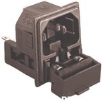 PF0033/10/28, AC Power Entry Modules Snap Fit IEC Twin Fused Inlet