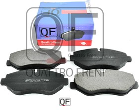 Фото 1/3 КОЛОДКИ ТОРМОЗНЫЕ FR БЕЗ ДАТЧИКА IVECO DAILY III (2006 ), QF66900