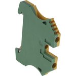 1010100000, Weidmuller 2-Way WPE 4 Earth Terminal Block, 10 → 22 AWG Wire ...