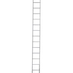 Односекционная усиленная приставная лестница 13 ступеней ALP113