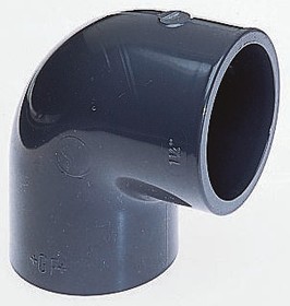 Фото 1/3 721101113, 90° Elbow PVC Pipe Fitting, 3in