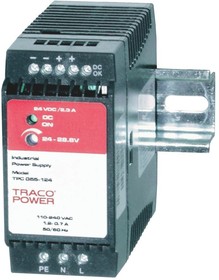Фото 1/2 TPC 055-148, TPC DIN Rail Power Supply, 85 → 264 V ac / 90 → 375V dc ac, dc Input, 48V dc dc Output, 1.15A