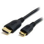 HDACMM1M, 4K @ 30Hz HDMI 1.4 Male HDMI to Male Mini HDMI Cable, 1m