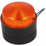 X80-04-01, X 80 Series Amber Flashing Beacon, 115 → 230 V ac, Surface Mount ...