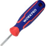 Отвертка Phillips PH1х100мм проф WP221027 WORKPRO