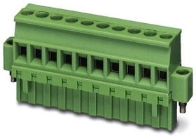 Фото 1/3 1835096, 12A 2 0.2~2.5 1 12~30 5.08mm 1x2P Green - Pluggable System TermInal Block
