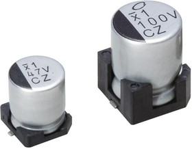 UCZ2A100MCL1GS, Aluminum Electrolytic Capacitors - SMD 10uF 100 Volts 20% AEC-Q200
