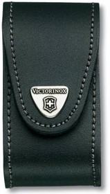 Фото 1/8 Чехол Victorinox Leather Belt Pouch (4.0521.31) нат.кожа клипс.мет.пов. черный без упаковки