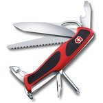 Нож перочинный Victorinox RangerGrip 78 (0.9663.MC) 130мм 12функц. красный/черный карт.коробка