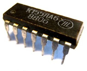 К155ЛА6 микросхема 87г.