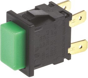 Фото 1/5 H8351ABAAH, 8300 Series Push Button Switch, Momentary, Panel Mount, DPST, 250V ac, IP40