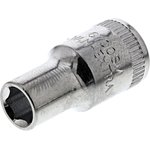 6700SM-5.5, 1/4 in Drive 5.5mm Standard Socket, 6 point, 24.7 mm Overall Length