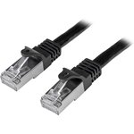 N6SPAT2MBK, Cat6 Male RJ45 to Male RJ45 Ethernet Cable, S/FTP, Black PVC Sheath ...