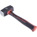 Carbon Steel Lump Hammer with Fibreglass Handle, 1kg