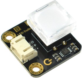 Фото 1/5 DFR0789-W, LED Switch, Gravity, White, Arduino Board