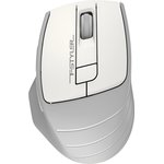 Мышь A4Tech Fstyler FG30S белый/серый оптическая (2000dpi) silent беспроводная ...