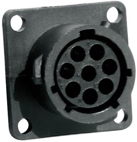UTP02448S, Standard Circular Connector 48P Sckt Receptacle Wall Mount Size 24