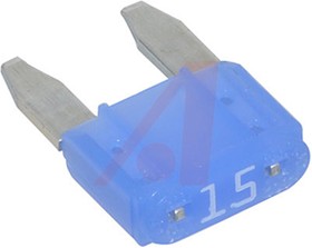 0MIN015.V, Automotive Fuses 15A Blue