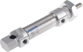 Фото 1/4 DSNU-20-30-PPV-A, Pneumatic Cylinder - 1908292, 20mm Bore, 30mm Stroke, DSNU Series, Double Acting