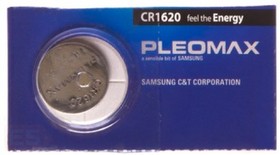 Фото 1/2 52453, Батарейка CR 1620 Pleomax