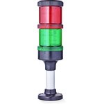 ECO70-Q02, Сигнализатор: сигнальная колонна; LED; красный/зеленый; IP66