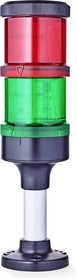 ECO70-Q02, Сигнализатор: сигнальная колонна; LED; красный/зеленый; IP66