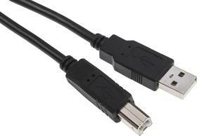 Фото 1/9 USB2HAB2M, USB 2.0 Cable, Male USB A to Male USB B Cable, 2m