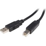 USB2HAB3M, USB 2.0 Cable, Male USB A to Male USB B Cable, 3m