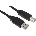 USB2HAB50CM, USB 2.0 Cable, Male USB A to Male USB B Cable, 0.5m