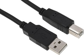 Фото 1/10 USB2HAB50CM, USB 2.0 Cable, Male USB A to Male USB B Cable, 0.5m