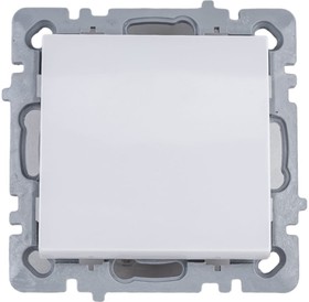 Фото 1/4 1-клавишный механизм выключателя СУ moda-advantage белый, 20112401