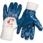 Защитные перчатки с нитриловым покрытием на 3/4, вязаная манжета ...