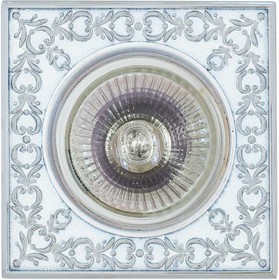 Встраиваемый светильник MR16, белый с серебром, FT 1130 WHCH